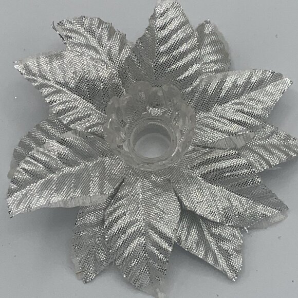 Assorted Vintage Christmas Light Reflectors - Gold, Silver, Cloth & Plastic - Picture 10 of 10